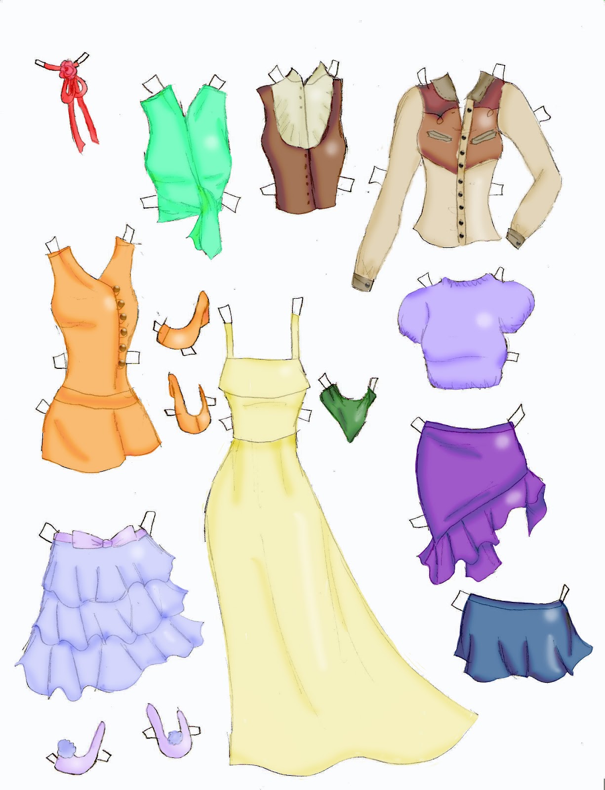 Miss Missy Paper Dolls: Lucy Clothes 8